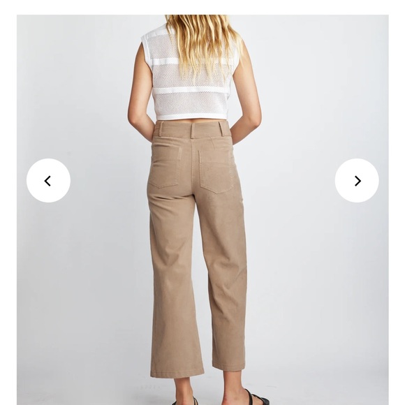 Self Contrast Aria Hi-Waist Pants stretch - Picture 2 of 12